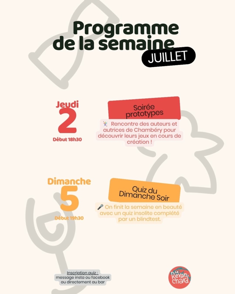 semaine 1